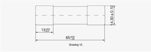 فیوز خورشیدی سولارسن مدل SSPV-14×51 سایز 51×14 میلیمتر ولتاژ 1500 ولت DC 2 فیوز خورشیدی