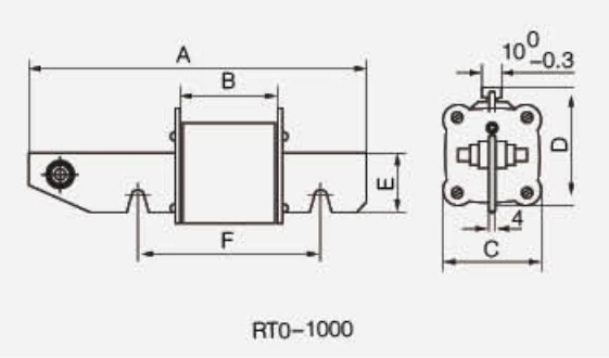 Плавкая вставка RT0 380В 500В 660В 10-1000А