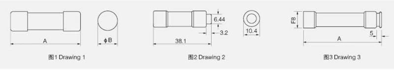 Fusível de Proteção de Semicondutor Cilíndrico