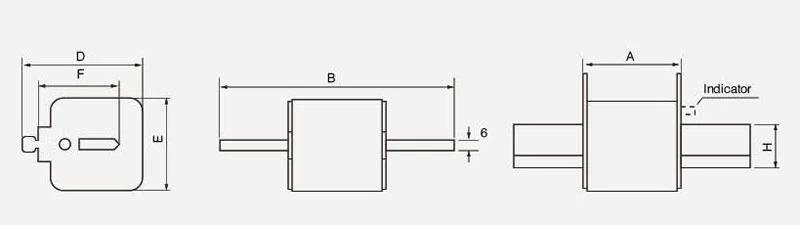 NH fusível semicondutor de alta velocidade 690 V CA / 40-1000 A