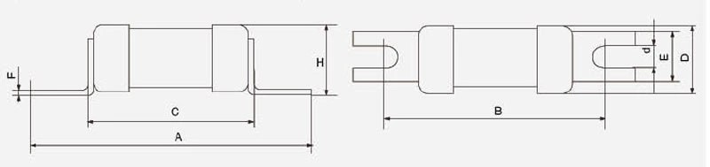 Etiquetas aparafusadas de deslocamento Fusível NIT 415V Ac / 2 - 32A