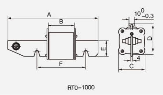 Основание предохранителя RT0 380 В 500 В 660 В_