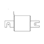 Fusível semicondutor de alta velocidade 1250 V/1300 V 50-1400 A aR