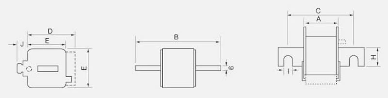 Взрыватель полупроводника высокоскоростной французский стиль 690В - 700В/40-1500А