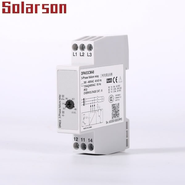 3 phase monitoring relay for phase sequence and phase loss DPA53CM23