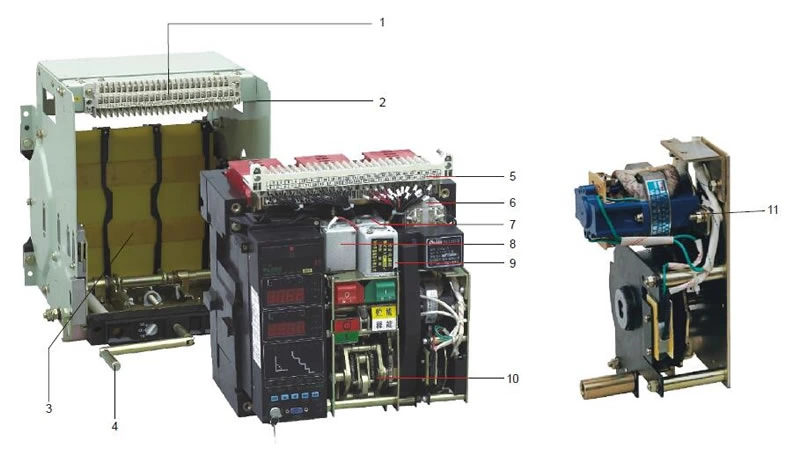 AW45-6300 Тип ACB Интеллектуальный воздушный выключатель 4000A 5000A 6300A