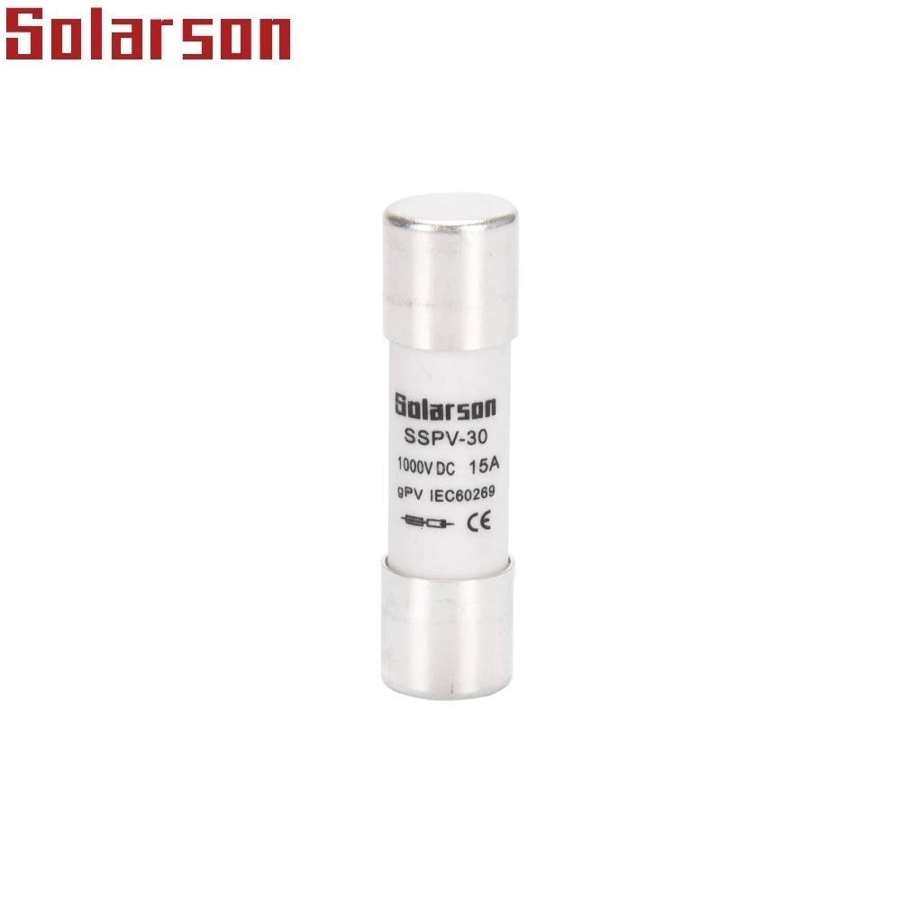 10X38mm 1000VDC  painel fotovoltaico solar fusível gPV