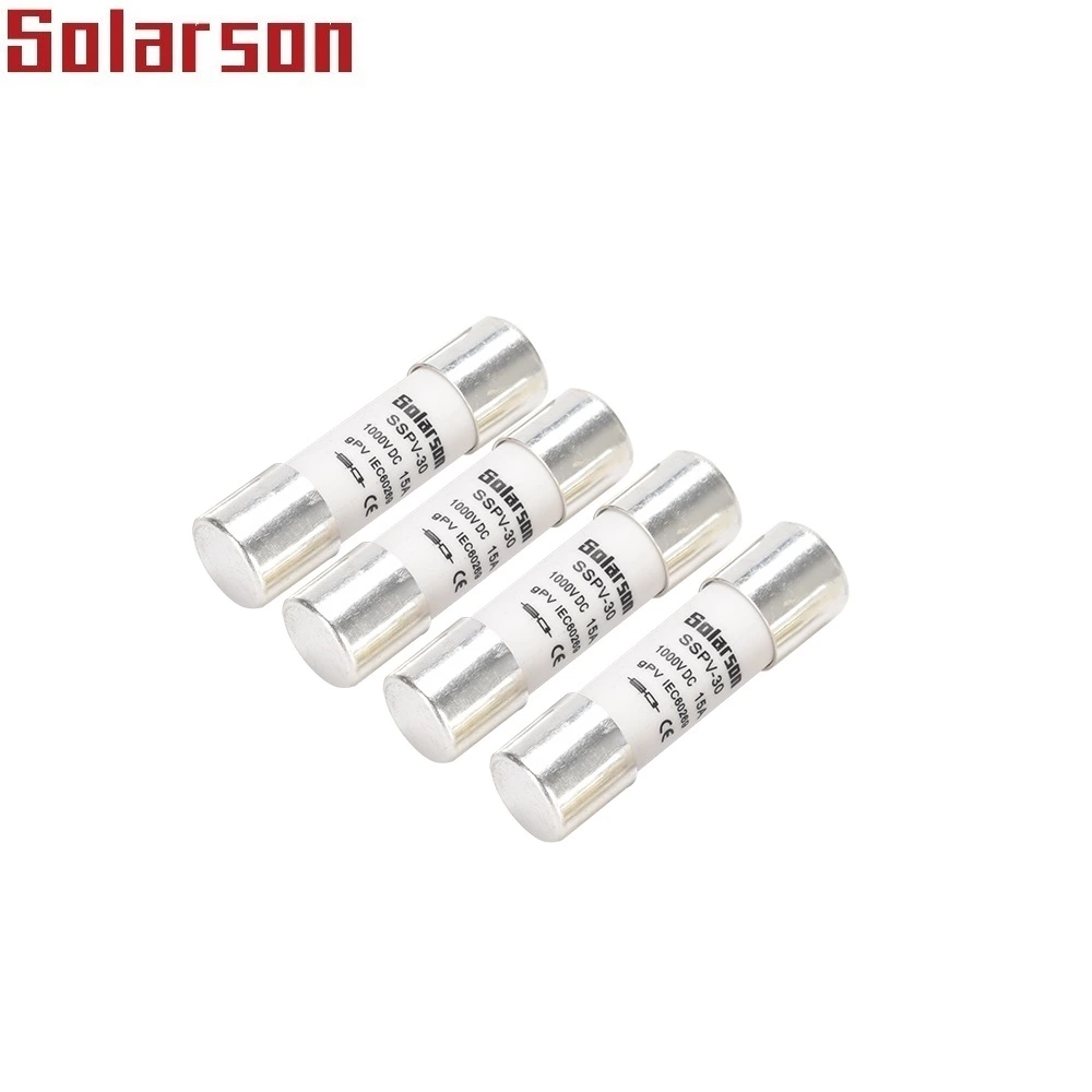 1000VDC Solar PV Fuse size 14x51mm 15A,16A,20A,25A,30A,32A,35A,40A,50A,63A gPV