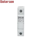 Porta fusível montado em trilho DIN 10x38mm 500VAC 32A