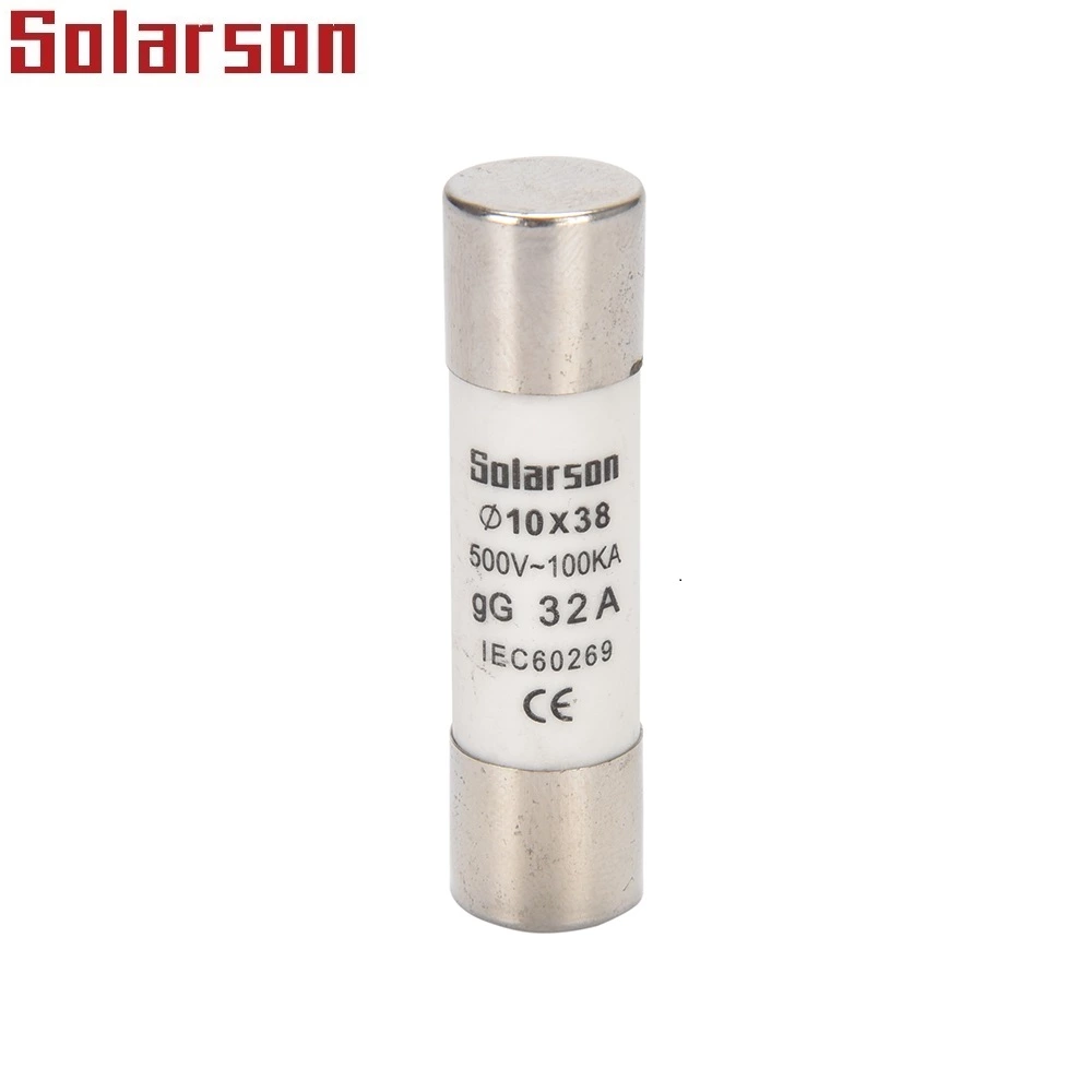 10x38 Midget Fuse link 600V AC 0.5 A to10A,12A,15A,16A,20A,25A,30A,32A gL/gG