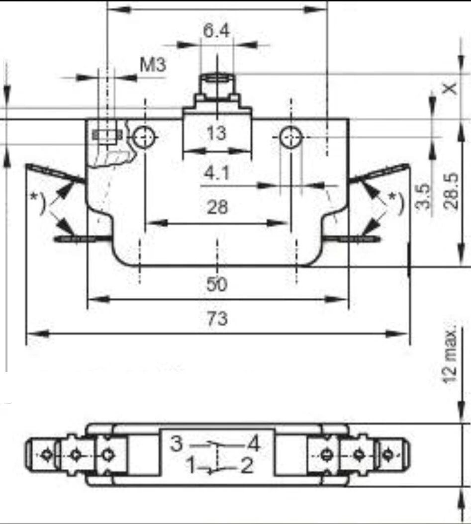 S826e20 Переключатели мгновенного действия