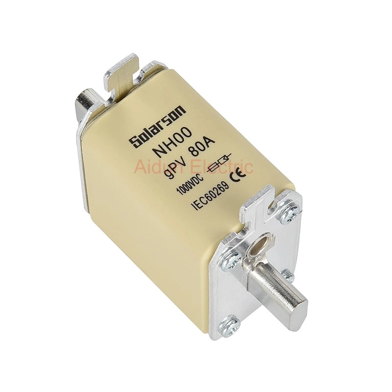 1000VDC  NH00 size Solar PV fuse 32A, 40A,50A,63A,80A,100A,125A,160A gPV
