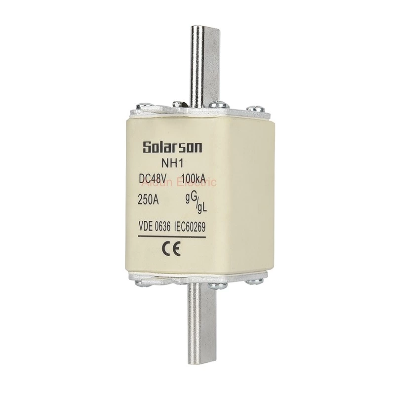 48VDC NH1 Battery fuse for battery protection 63A,80A,100A,125A,150A,160A,200A,250A