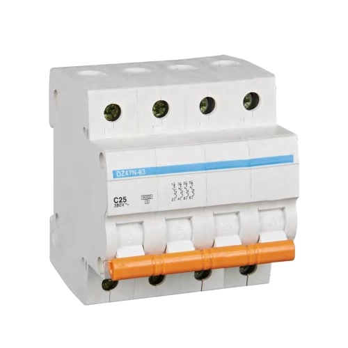 DZ47N-63  Series Miniature Circuit Breaker 230VAC 6A 10A 16A 20A 25A 32A 40A 50A 63A 1P 2P 3P 4P