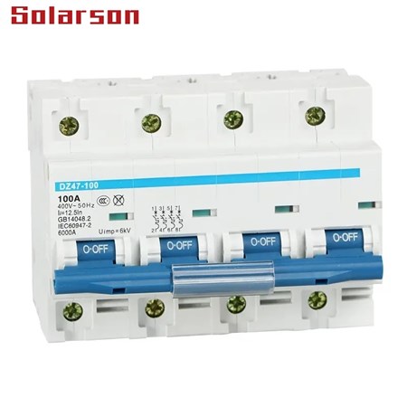 DZ47LE-125 2P 80A100A Leakage Protection Circuit Breaker