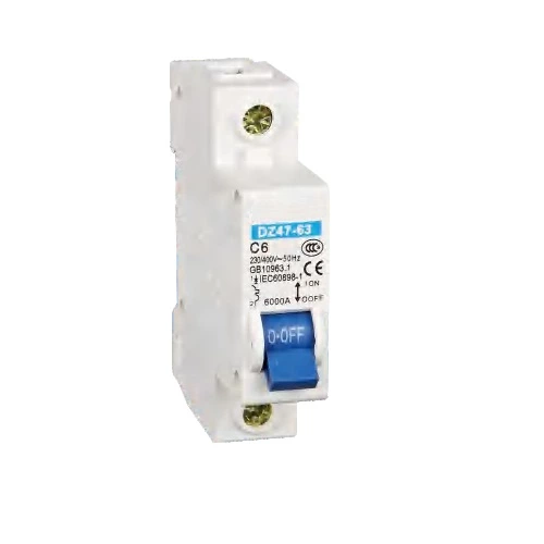 DZ47-63 Series Miniature Circuit Breaker 230VAC 6A 10A 16A 20A 25A 32A 40A 50A 63A 1P 2P 3P 4P
