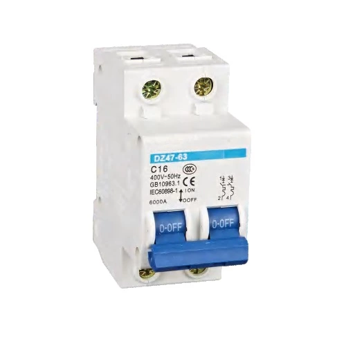 DZ47-63 Series Miniature Circuit Breaker 230VAC 6A 10A 16A 20A 25A 32A 40A 50A 63A 1P 2P 3P 4P