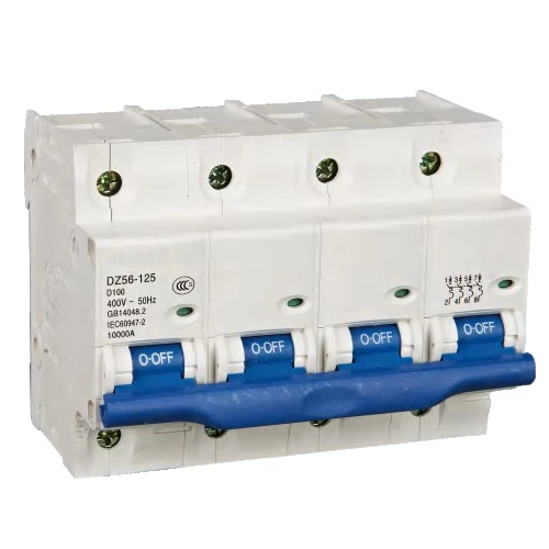 DZ56-125 Series Miniature Circuit Breaker 230V/400VAC  63A 80A 100A 125A 1P 2P 3P 4P