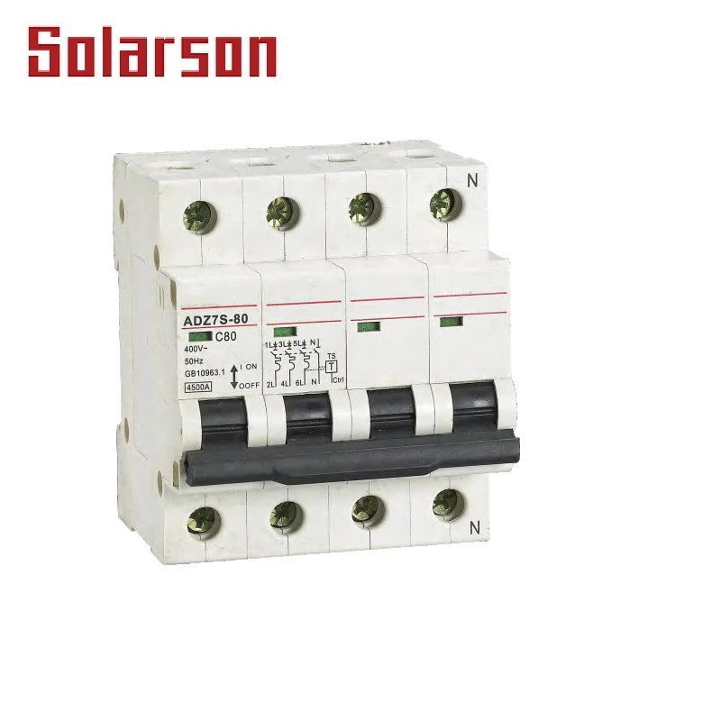 ADZ7S-80 Series Miniature Circuit Breaker  MCB 230V/400V  6A 10A 16A 20A 25A 32A 40A 50A 63A 80A