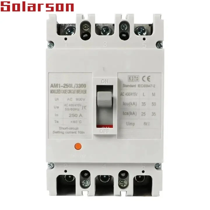 AM1 Series Moulded Case Circuit Breaker 400VAC 500VAC AM1-63 AM1-125  AM1-250 AM1-400 AM1-630 AM1-800 AM1-1000,AM1-1250