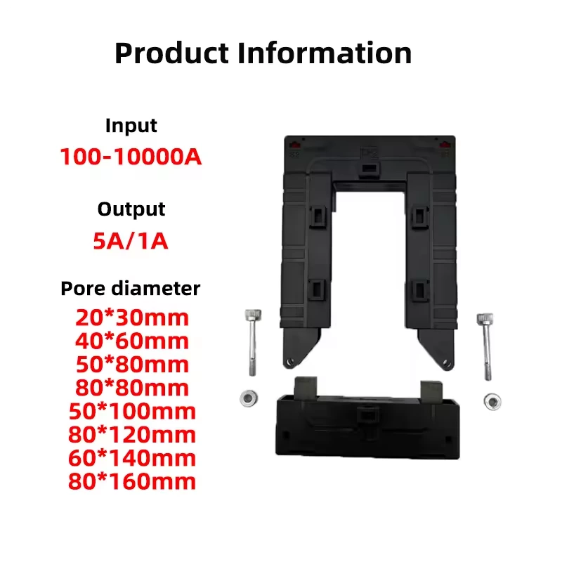 DP-812 Split Core Current Transformer  CT Primary current: 500A 500A 600A 750A 800A 1000A 1200A 1250A 1500A,Rated output: 1A,5A,Accuracy Class 0.5  1.0