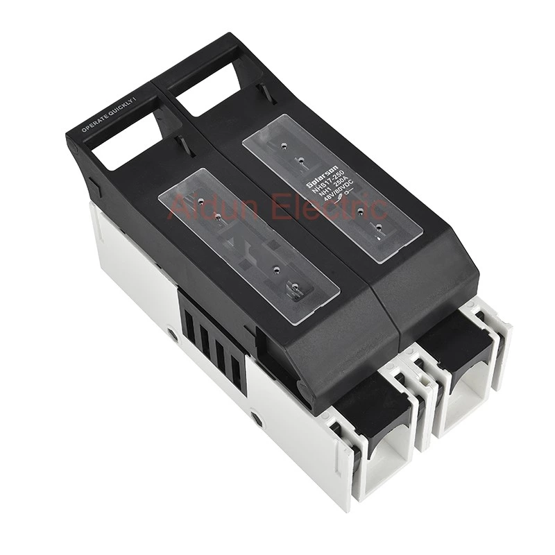 NHS17-250  500VDC  Battery protection NH1 fuse  Disconnector switch 1P 2P 3P  250A