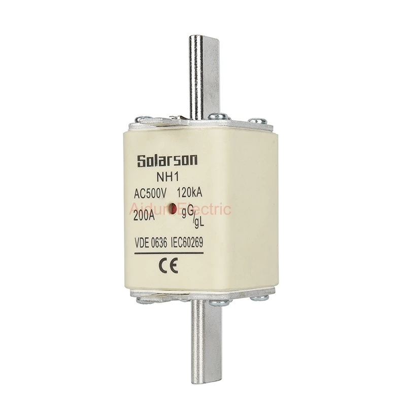 NHS17-250  500VDC  Battery protection NH1 fuse  Disconnector switch 1P 2P 3P  250A