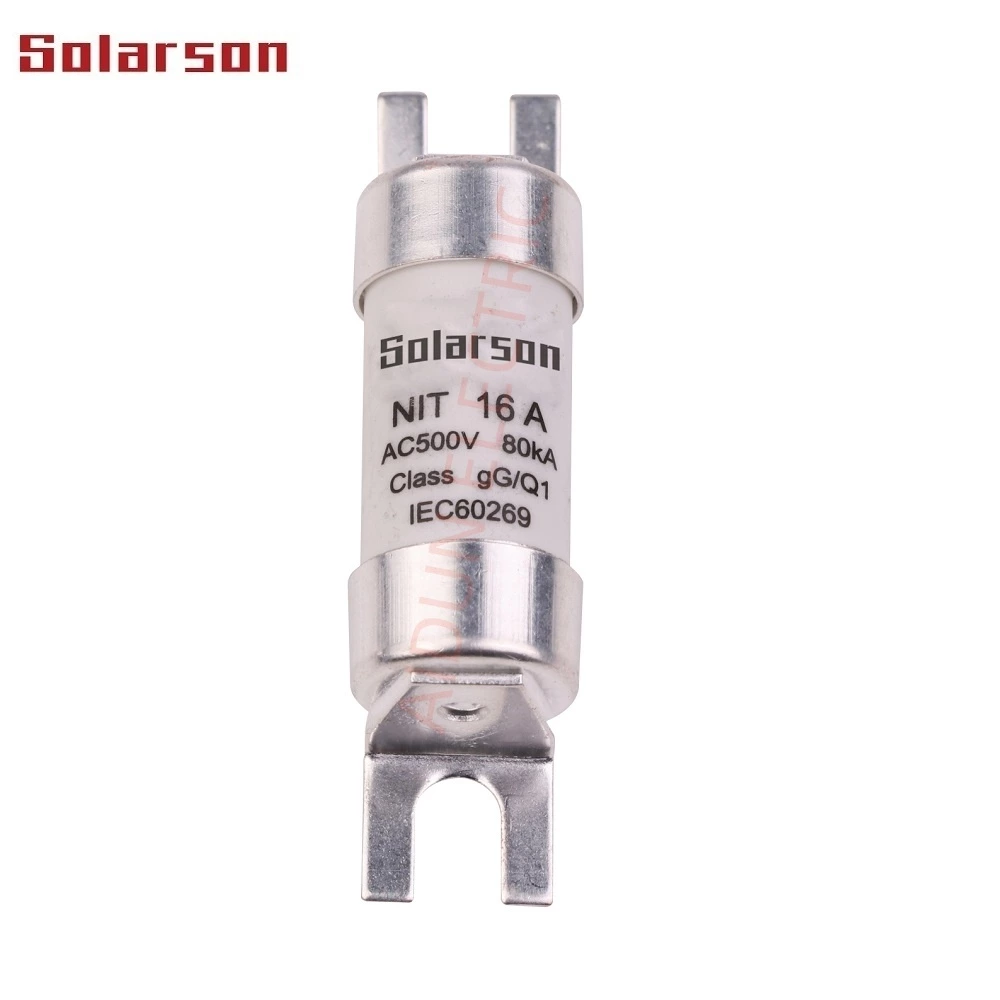 Offset Bolted Tags NIT Fuse 415VAC,550VAC / 2A,4A,6A,10A,16A,20A,25A,32A gL/gG