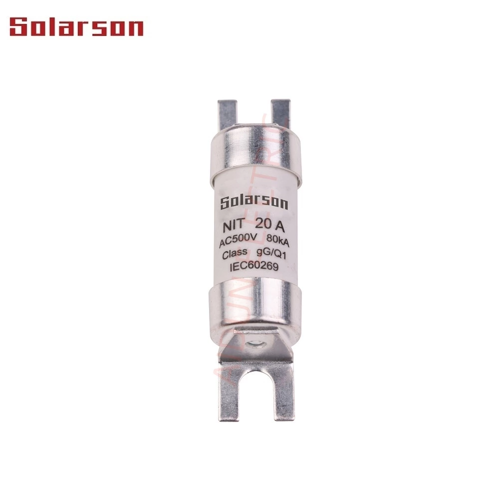 Offset Bolted Tags NIT Fuse 415VAC,550VAC / 2A,4A,6A,10A,16A,20A,25A,32A gL/gG