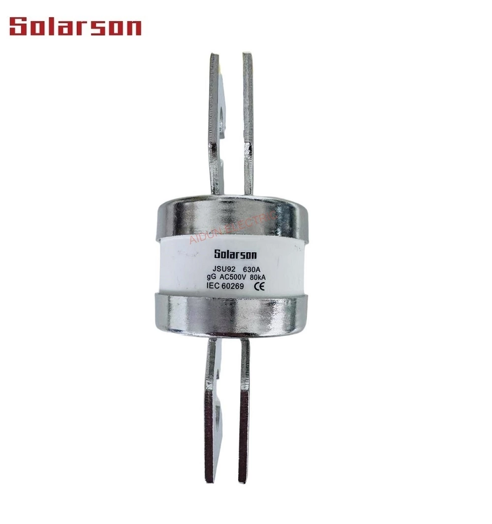 Slotted wedge JSU HRC fuse link 415V 500V 92mm fixing centres  63A to 250A,315A,355A,400A450A,500A,560A,630A,800A