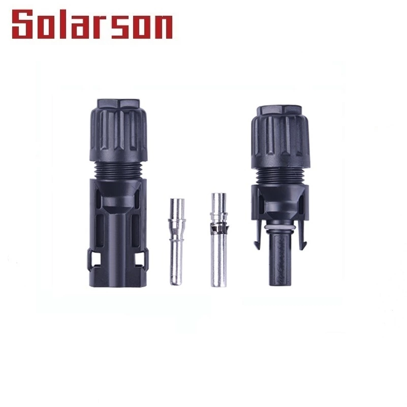 China Solar Connector 1000VDC Waterproof IP67  for PV Cable 6mm 4mm