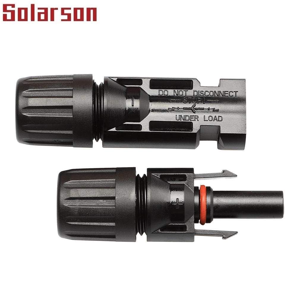 China Solar Connector 1000VDC Waterproof IP67  for PV Cable 6mm 4mm