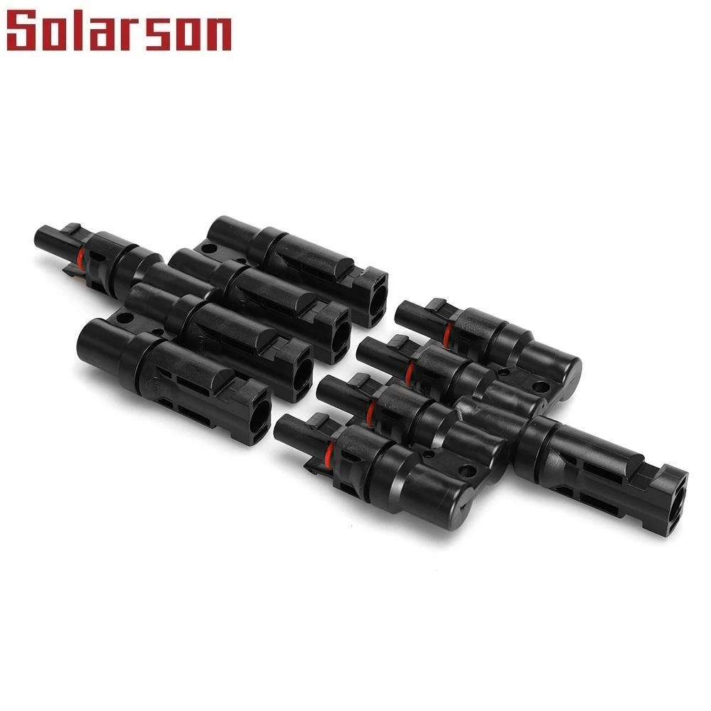 China IP67 1000Vdc Solar T Branch Connectors T4 1 to 4  Type Branch DC Waterproof Male and Female Solar Connector